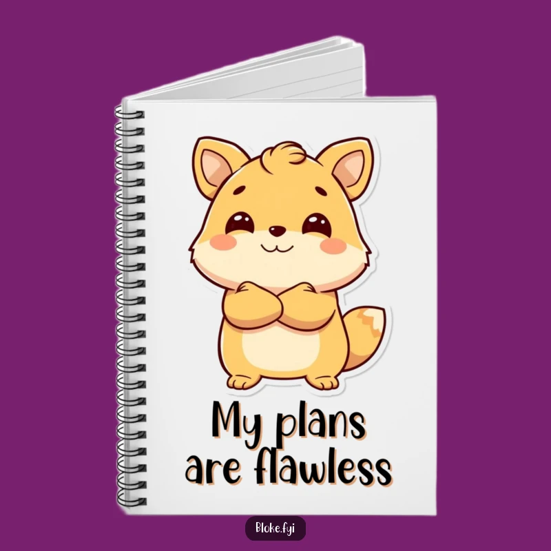 Funny Confident Animal Notebook - Clever Funny Gift for Jotting Ideas
