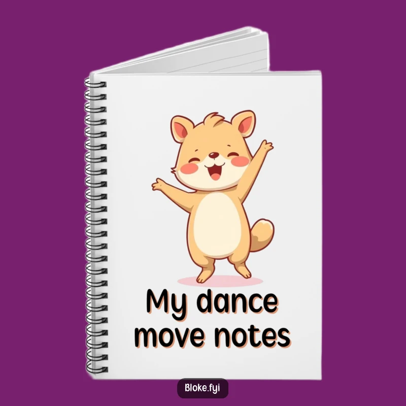 Funny Notebook: Clumsy Joyful Dance Animal - Hilarious Journal & Gift