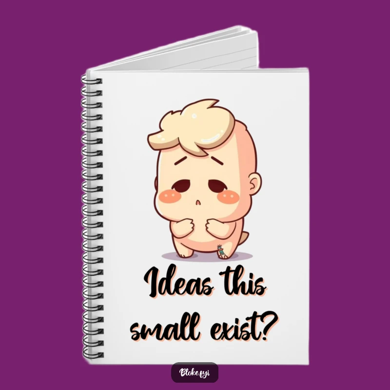 Funny Surprised Bloke Notebook, Journal Gift for Shocked Thoughts