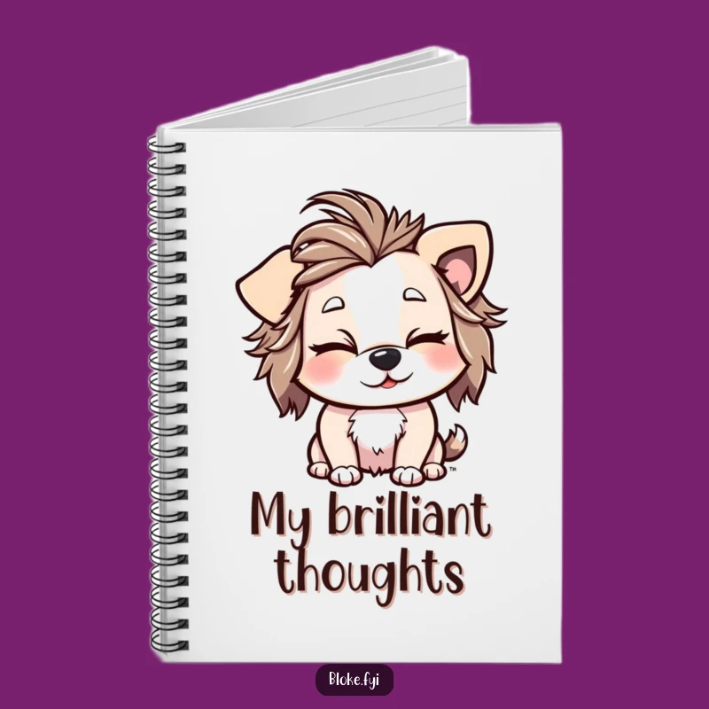 Funny Winking Dog Notebook: Playful Notes, Cheeky Style, Journal Gift!