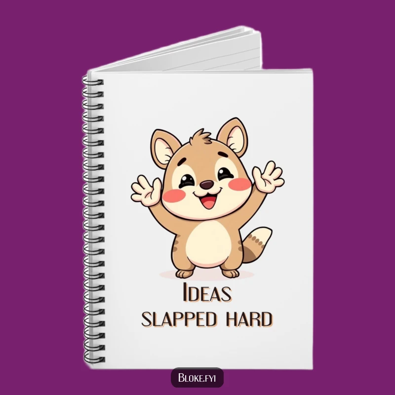 Funny High-Five Notebook - Inspiring Funny Gift for Goal Getters