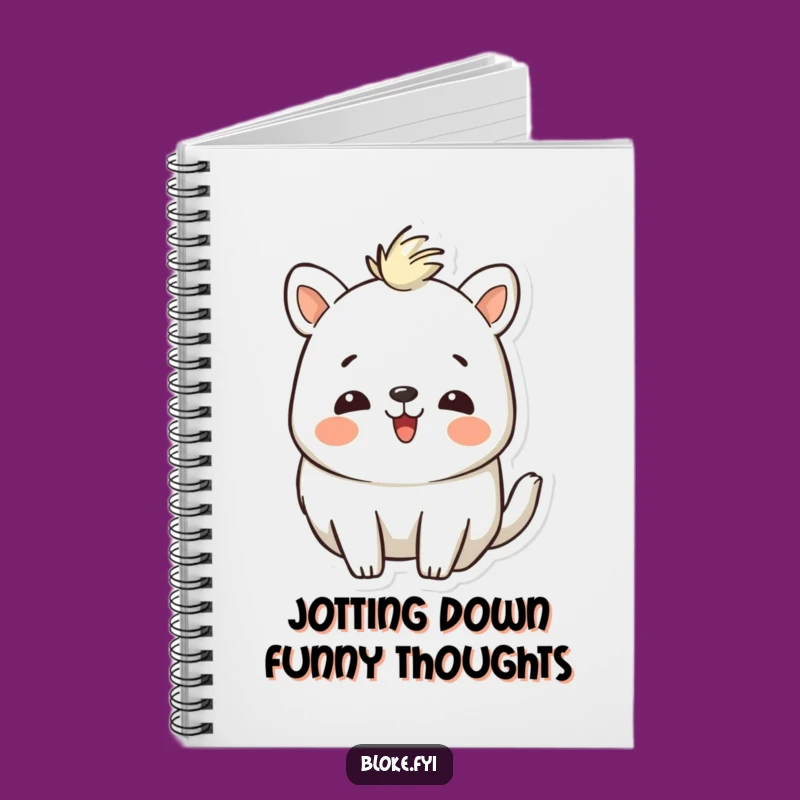 Funny Notebook: Laughing Animal with Rough Charm - Hilarious Journal & Gift