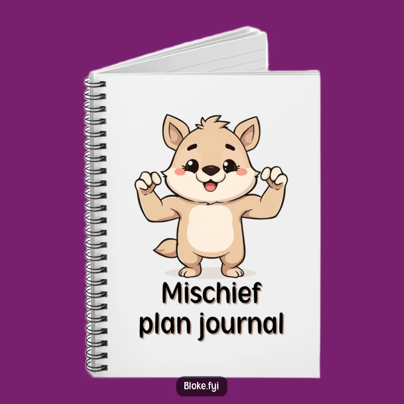 Funny Muscle Flex Animal Notebook: Jot Down Your Strong Ideas