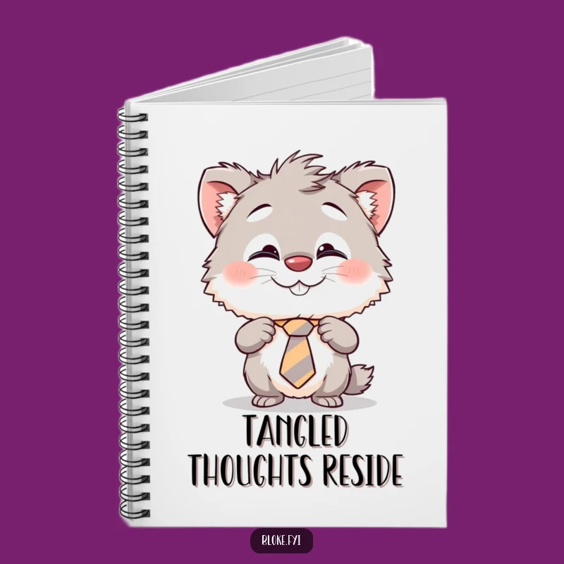 Funny Furry Creature Notebook - Cheeky Grin Notes, Perfect Journal Funny Gift