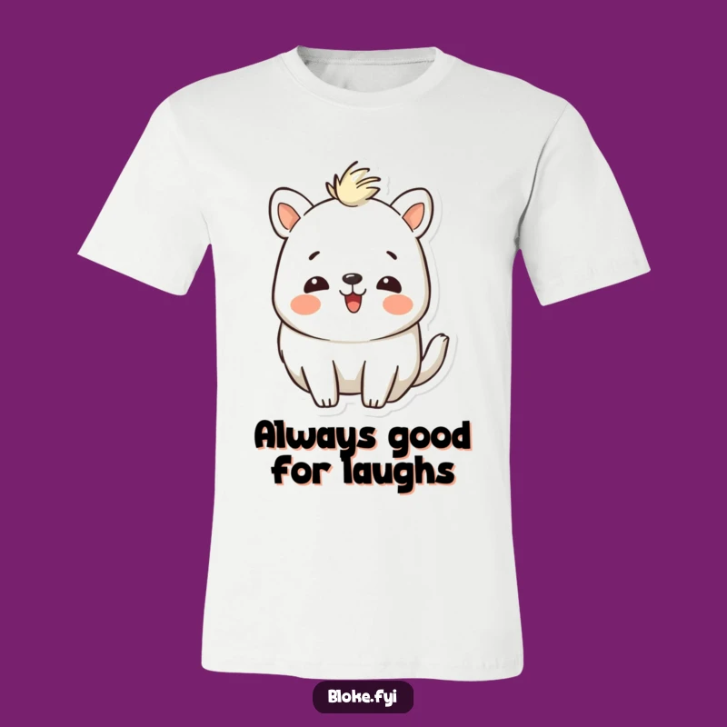 Funny Animal Laugh T-Shirt: Rough Charm, Hilarious Gift for Jokers