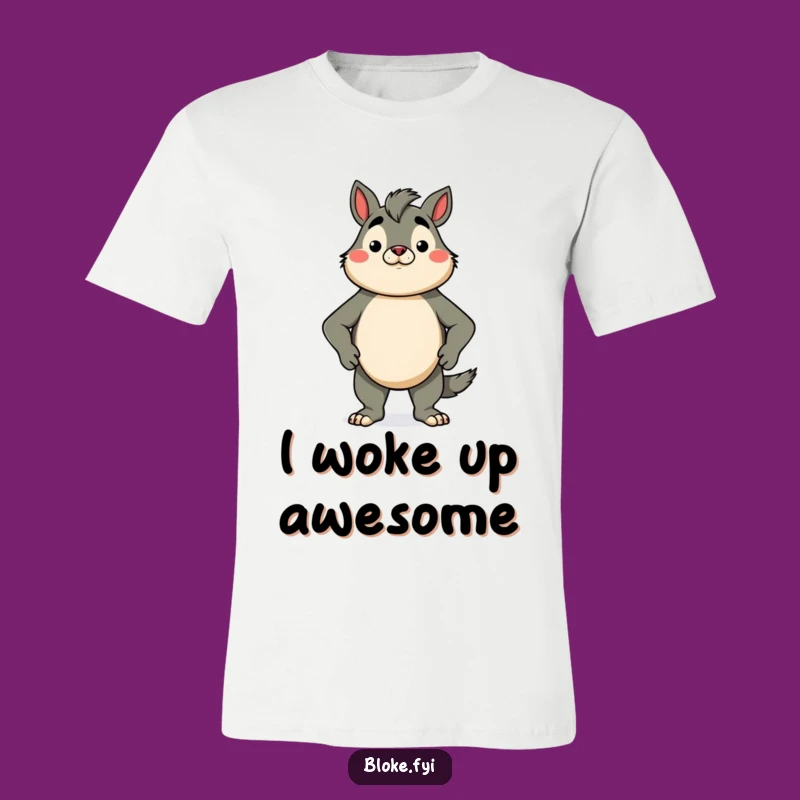 Funny Proud Animal T-Shirt - Bold Bloke Character Tee Gift
