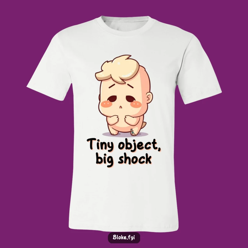 Funny Surprised Bloke T-Shirt, Hilarious Gift for Shocked Reactions