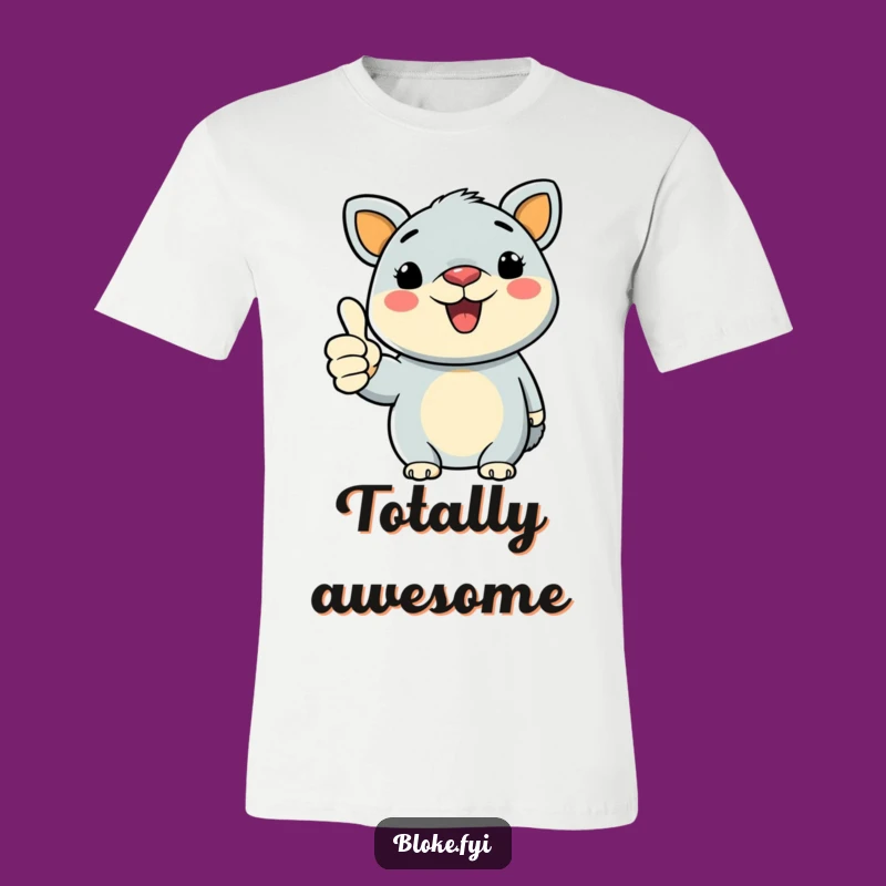 Funny Bold Animal Thumbs-Up T-Shirt: Wear Your Approval Loudly
