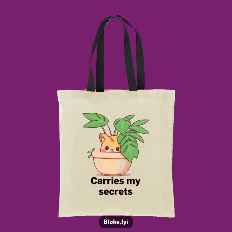 Funny Peeking Animal Tote Bag: Curious Style for Humorous Errands