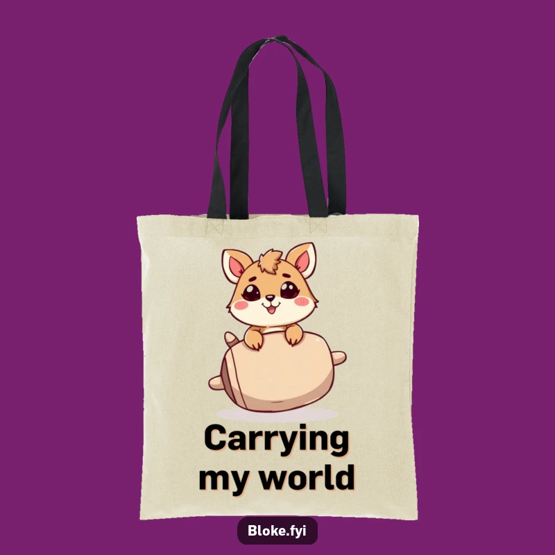 Funny Wobbly Balance Animal Tote: Carry Your Challenges with Style