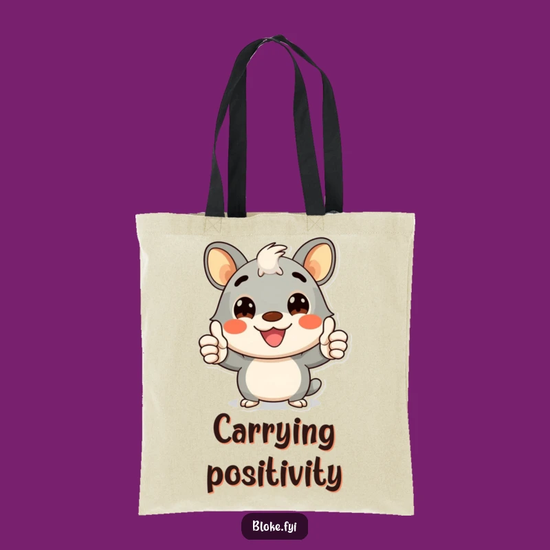 Funny Bloke Animal Thumbs-Up Tote Bag - Carry Your Positivity