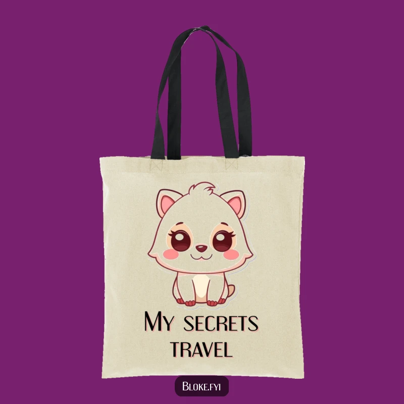 Funny Animal Knowing Glance Tote Bag - Carry Your Secrets in Style