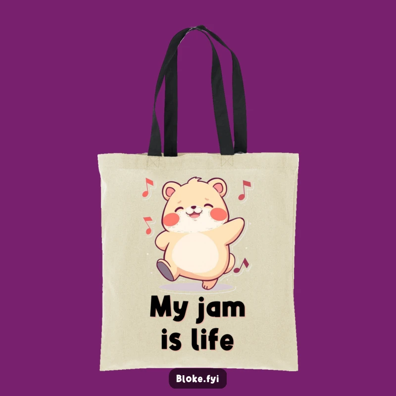 Funny Chubby Animal Tapping Foot Tote Bag - Stylish & Hilarious Accessory