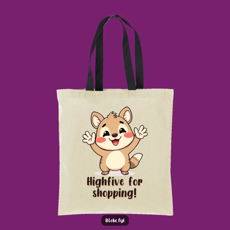 Funny High-Five Tote Bag - Cheerful Funny Gift for Everyday Adventures