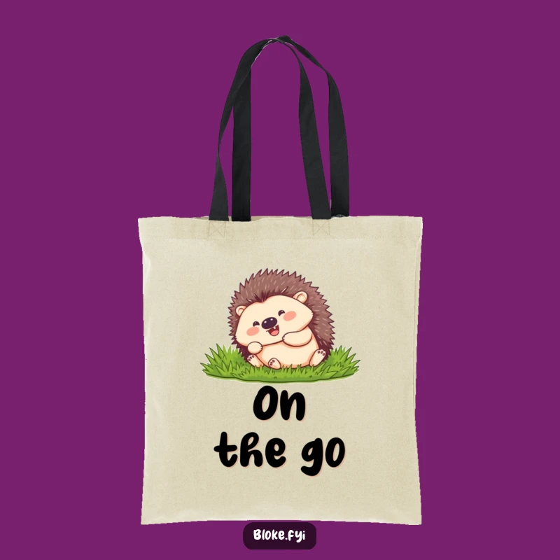 Funny Hedgehog Rolling Tote Bag: Carry Your Joy! A Practical Funny Gift.